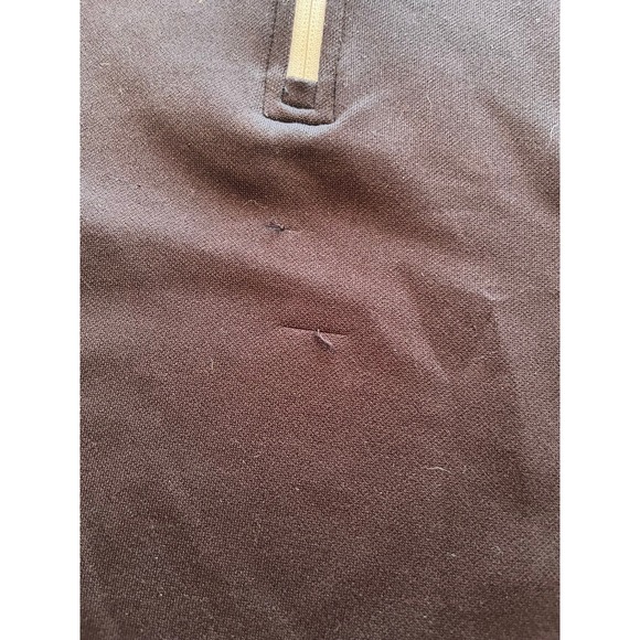 FJ FootJoy RBC Mens Golf 1/4 Zip Pullover Sweater XL Black Heathered Performance - Picture 8 of 10